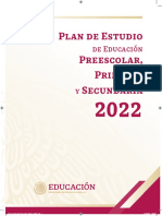 Plan de Estudio de Educación Básica 2022