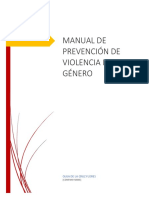 Manual de Prevención de La Violencia Contra La Mujer