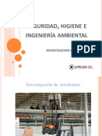Seguridad, Higiene e Ing. Ambiental - Investigación de Accidentes - RevMar2021