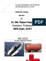 ME 3201 - Pressure Vessel