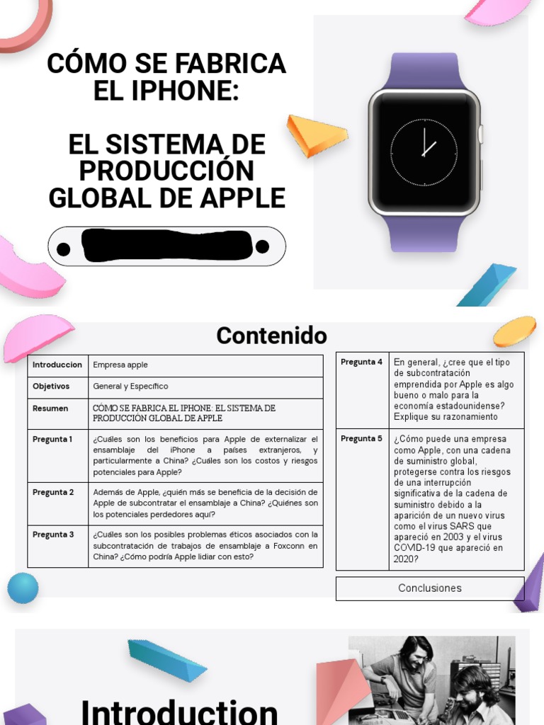 Caso Apple Resuelto PDF Apple Inc. Logística