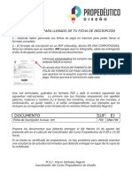 Instrucciones de Llenado para Ficha de Inscripción