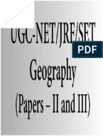 Various - UGC-NET - JRF - SET Geography (Papers - II and III) - Vikas Publishing House