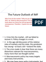 The Future Outlook of IMF