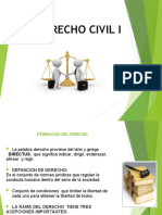 Drecho Civil I Primera Clase DERECHO CIVIL