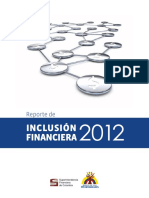 (Superintencia Finaciera de Colombia - 2012 - Reporte de INCLUSIÓN FINANCIERA 2012