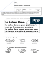 Prueba Lenguaje 1 Basico Mayo 2023