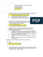 Exercícios - Etiqueta e Serviço de Sala - Aula 3