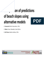 Jeronimo Covacevich Comparison of Predictions of Beach Slopes Using Alternative Models