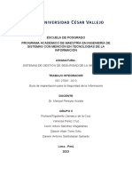 Producto Académico - G3 - ISO 27001 - Pasos Tras La Implementancion - Conclusiones