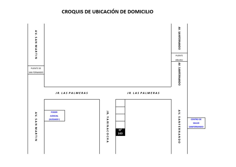 Croquis de Ubicación de Domicilio | PDF
