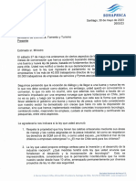 Carta 2605 Ministro de Economia Mayo 2023