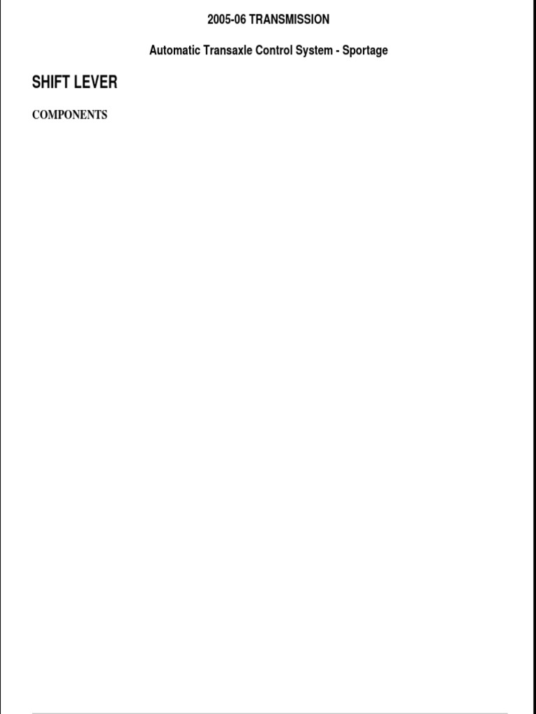 Shift Interlock System PDF Automatic Transmission Machines