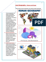 CH 1 Human Geography Natre and Scope