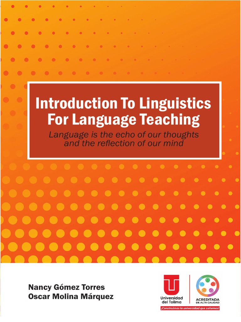 Introduction to linguistics for language teaching pdf neuroscience