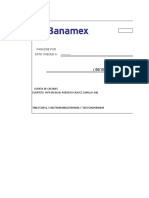 Cheque Banamex