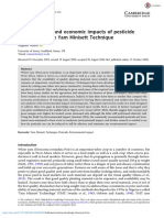 Environmental and Economic Impacts of Pesticide Treatment in The Yam Minisett Technique