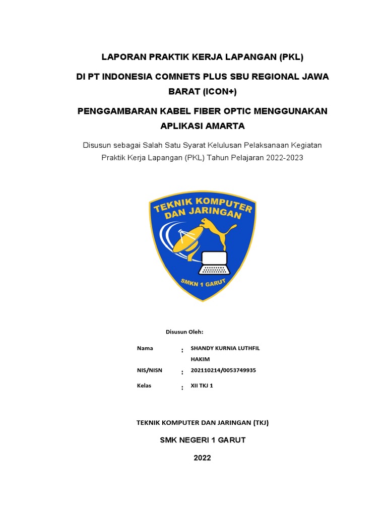 Laporan PKL di PT ICON+ Fiber Optic | PDF