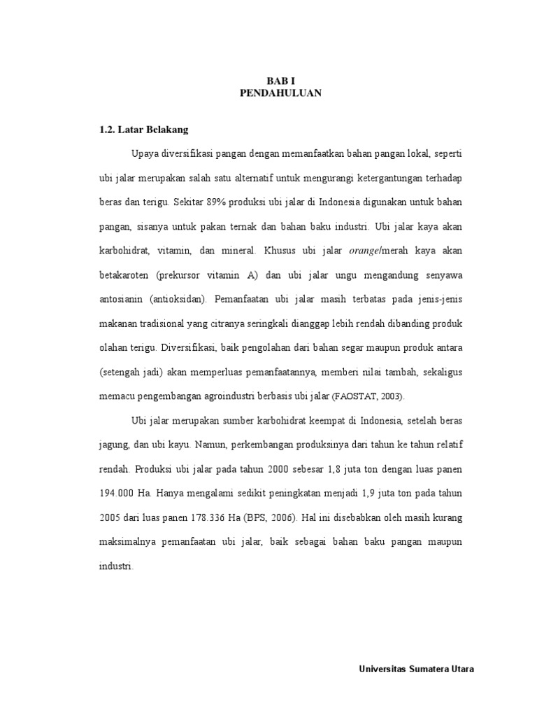 Pendahuluan Ubi Jalar