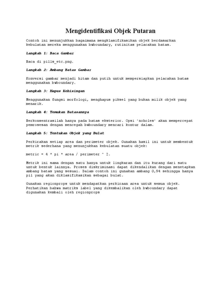 Identifying Round Objects PDF