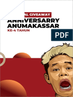 Anniversarry Anumakassar: Proposal Giveaway