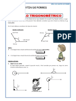 Ángulo Trigonométrico para Cuarto de Secundaria