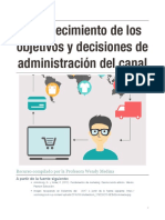 Unidad 3. Recurso 4. Establecimiento de Los Objetivos y Decisiones de Administración Del Canal