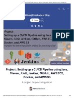 Project - Setting Up A CI - CD Pipeline Using Java, Maven, JUnit, Jenkins, GitHub, AWS EC2, Docker, and AWS S3