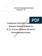 BSC IV SEM Environmental Science