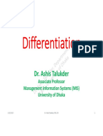 4 Differentiation Dy - DX
