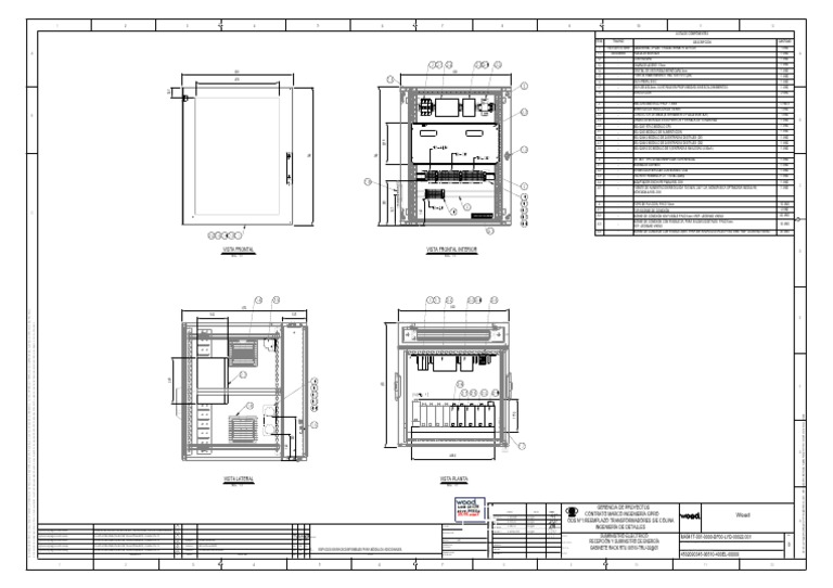 4502090345-06510-400EL-00009 Gabinete Rack RTU Rev 0 | PDF