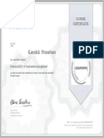 PITAMBARE Coursera - Certificate