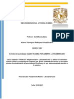 Dialéctica Del Pensamiento Latinoamericano PDF