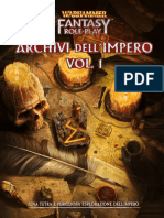 Warhammer Fantasy Roleplay Archivi Dell Impero Vol 1 ITA