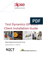 Test Dynamics GP 2013 Installation Guide
