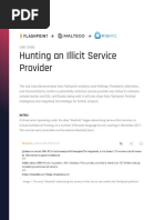 Maltego Case Study - Hunting An Illicit Service Provider