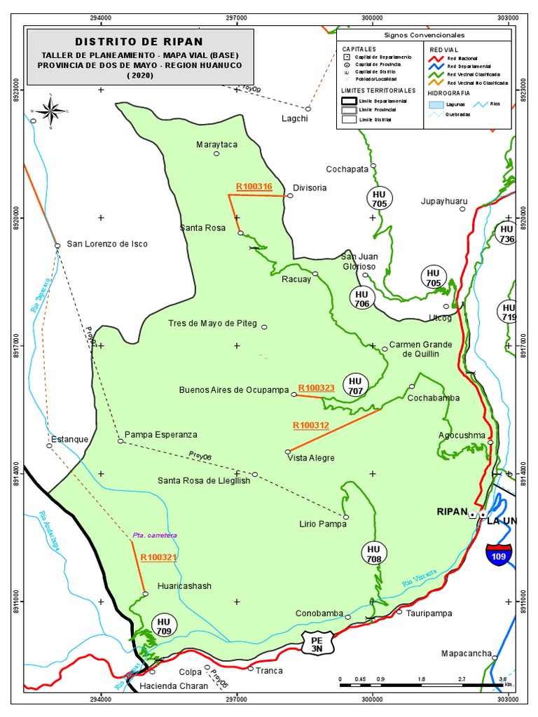 Mapa Base Vial Ripan A3 | PDF