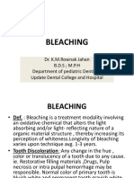 Bleaching of Teeth