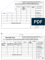 A-ROUTING SLIP Blank