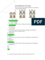 Exámenes de Matemáticas 3 Hasta 9 Grado