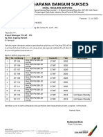 Surat Pemberitahuan Unit Hauling SBS Di Pit CAP-IPC