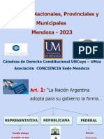 ELECCIONES 2023 Nación - Provincias y Municipios - UNCuyo - UMza - CONCIENCIA