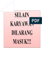 Tulisan Karyawan