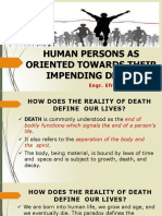 Human Person and Death