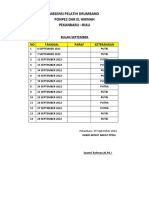 Absensi Pelatih Drumband