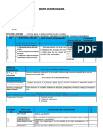 Sesión de Aprendizaje Julio Armando