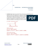 Matematica Financiera Examen Final