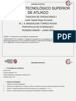 Investigación de Operaciones I 4A Rosete Tejeda Diego Armando Portafolio 1