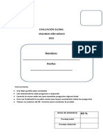 Evaluación Segundo