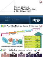 Workshop Sistem Informasi Malaria Eliminasi Malaria Provinsi Jabar, 20-21 Jun'22